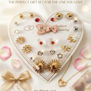 Celebrate Every Heartbeat – Chérie Co.’s 15 Pair Jewelry Gift Set