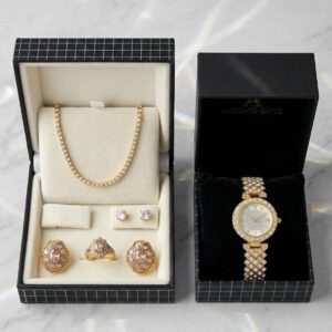 Luxury Jewelry & Watch Set – Shine Every Moment!